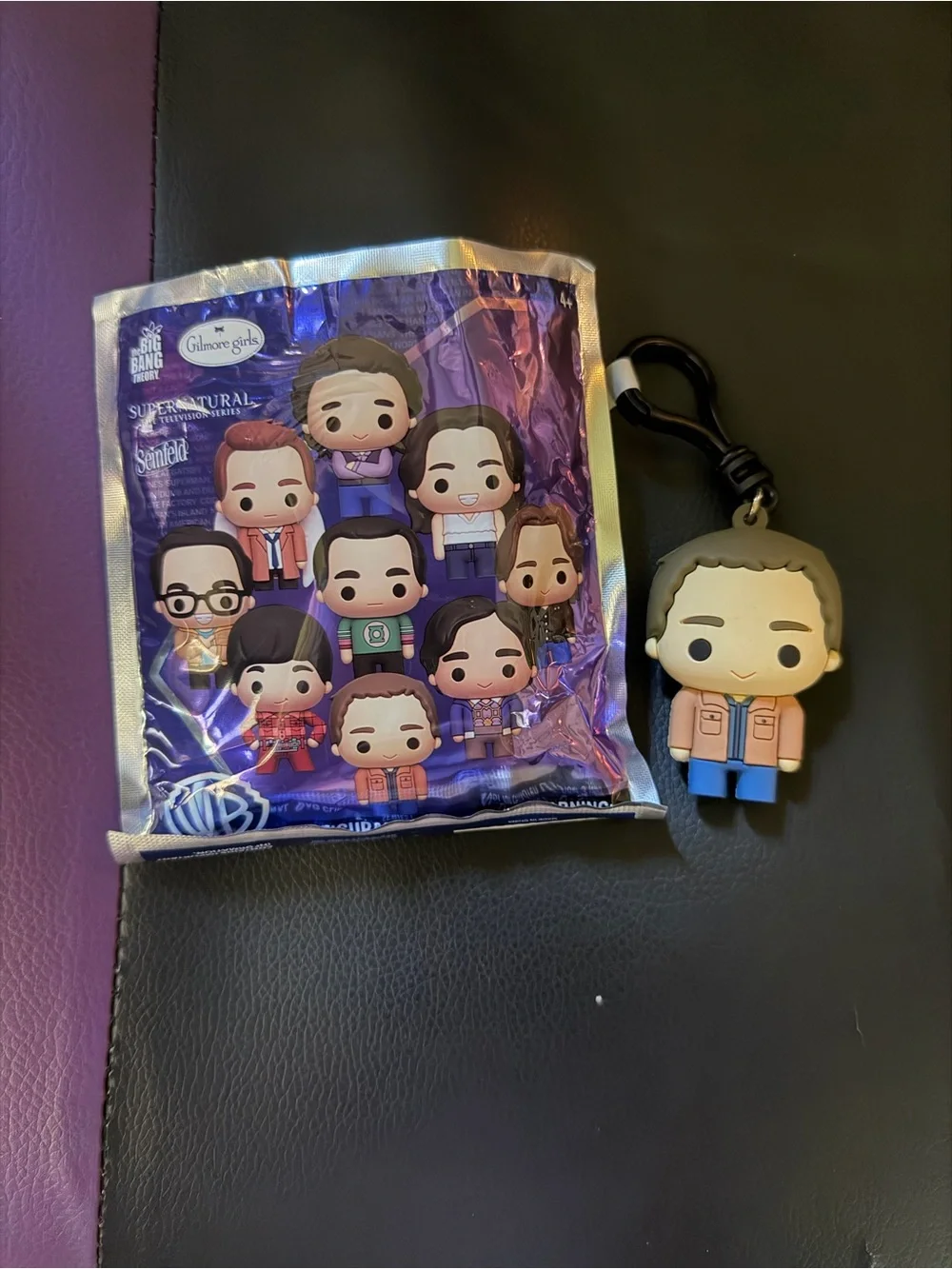 Supernatural Dean Character Keychain with Clip